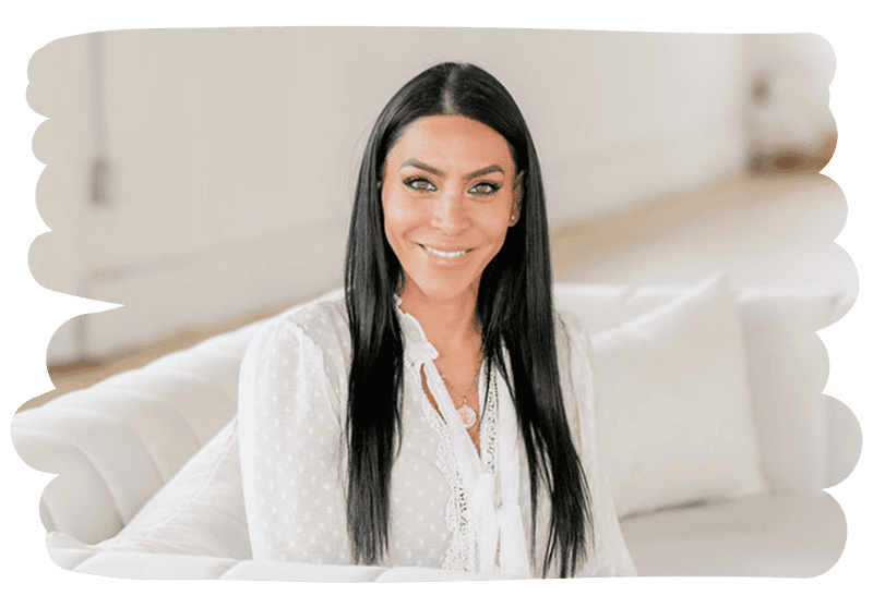 Picture of Georgina sitting on chair